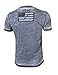 Nobility by Xzavier Men's Acid Wash Vintage Patch Military t shirt