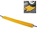 Pyle Heavy Duty Cable Protection Ramp Cover - Single Channel, Supports 11,000 lbs, Durable Hose & Cord Floor Track Concealer for Indoor/Outdoor Use, 39.4”x5.11”x0.78”, Yellow (PCBLCO101)