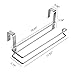 Pano Updated Size Paper Towel Holder Under Cabinet Stainless Steel Paper Rolls Rack Organizer 11.8
