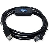 CableRack 6ft USB to RJ45 Rollover Console Cable for Cisco