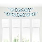 Fun to be One - 1st Birthday Boy - Happy Birthday Garland Banner