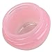 Beauticom 24 Pieces 10G/10ML Pink Frosted Container Jars with Inner Liner for Lotion, Toners, Lip Balms, Makeup Samples - BPA Free