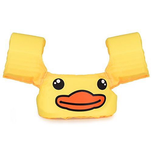 Summer Learn To Swim Life Jacket Vest For Kids,22lb-50lb (Duck)