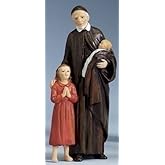 Roman Giftware Inc., Patrons & Protectors, 3.5" H ST Vincent DE Paul,Religious, Inspirational, Durable (3x1x3)
