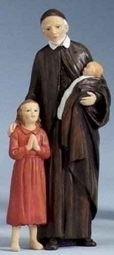 Roman Giftware Inc., Patrons & Protectors, 3.5" H ST Vincent DE Paul,Religious, Inspirational, Durable (3x1x3)