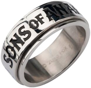 Sons of Anarchy "Sons of Anarchy" Stainless Steel Spinner Ring (6)