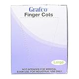 Grafco Latex Finger Cots, Large, Box of 144
