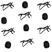 (6 packs) Foam Windscreen & Lapel Clips, BOYA Microphone Replacement Kit for Lapel Lavalier Microphone, Lav Microphone Accessories