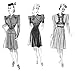 Haslam System of Dresscutting (Book of Draftings No. 19) -- Vintage Pattern Making for 1940s Fashions