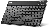 Anker&reg; Bluetooth Ultra-Slim (4mm) Aluminum Keyboard for iOS, Windows and Android 3.0 and above OS with Built-in lithium battery