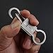 MecArmy CH22 Titanium Two-Way Anti-Lost Keychain Carabiner Keyring