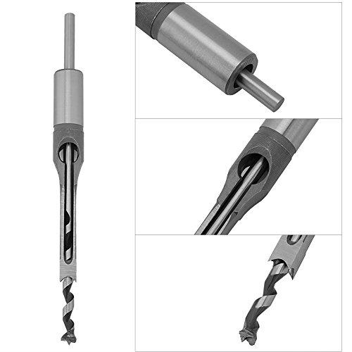 Square Hole Drill Bit, 1pc 10mm/16mm Square Hole Mortiser Drill Bit DIY Woodworking Tools(10mm) - Thumbnail 4