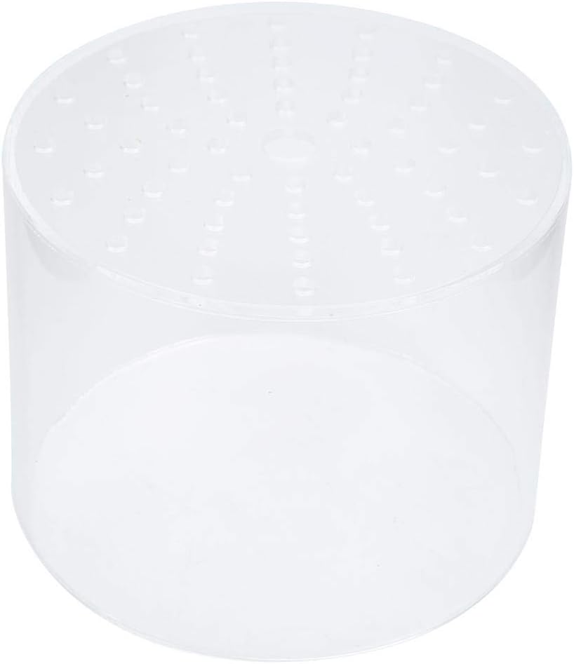 Liyeehao Coral Feeding Breeding Protection Cover, Acrylic Transparent Coral Feeder Cover Anti-Feeding Shrimp for Aquarium Fish Tank (80mm, 100mm, 120mm, 150mm) with Coral Feeding Tube