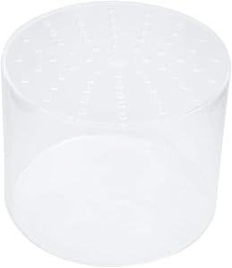 Liyeehao Coral Feeding Breeding Protection Cover, Acrylic Transparent Coral Feeder Cover Anti-Feeding Shrimp for Aquarium Fish Tank (80mm, 100mm, 120mm, 150mm) with Coral Feeding Tube