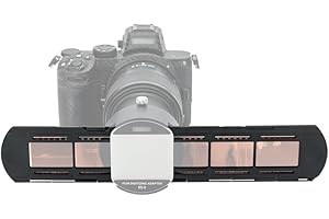 JJC Negative Film Holder Mounts for 35mm Compatible with Film Scanners Copying Equipment, Holds 6 Negative Frames On Digitizi