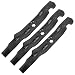 Caltric 3 Lawn Mower 50" Blade for Mtd Troy Bilt Mustang Rzt 50 Mustang Xp Mustang 50 Xp