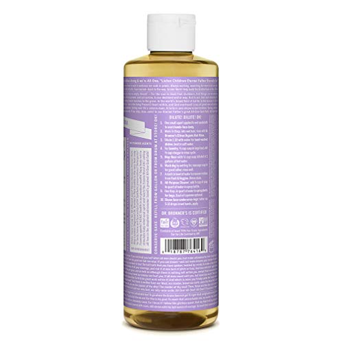 Dr. Bronner's, Organic PureCastile Liquid Soap, Lavender, 475 ml - Image 3