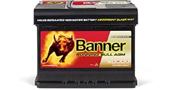 Banner 322 302 Battery Agm Running Bull 60 Ah Amazon Co Uk