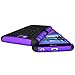 LG X Charge Case, LG Fiesta 2 LTE Phone Case, LG Fiesta LTE Case, LG X Power 2 (2017) Case, OEAGO [Shockproof] [Impact Protection] Tough Rugged Dual Layer Protective Case with Kickstand - Purple