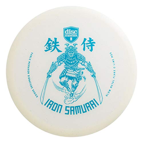 Discmania Limited Edition Eagle McMahon Signature Iron Samurai Glow Metal Flake C-Line MD3 Mid-Range Golf Disc [Colors May Vary] - 178-180g