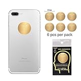 Anti Radiation Shield EMF Protection Sticker,EMR Blocker for All Mobile Phones, iPad, MacBook, Computer, Laptop (Gold 6pcs)