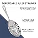 A Bar Above Professional Cocktail Strainer Set, 3-Piece Bundle, Includes Hawthorne and Julep Strainer, Fine Mesh Strainer, Rust Proof, Stainless Steel, for Home and Professional Bartender