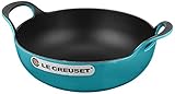 Le Creuset of America Enameled Cast Iron Balti Dish, 3-Quart, Caribbean