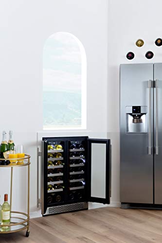 Avallon-AWC241FD-42-Bottle-24-Dual-Zone-French-Door-Built-In-Wine-Cooler