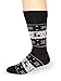 WARRIOR ALPACA SOCKS - Fun Reindeer - Fair Isle Alpaca Wool Socks - Warm, Winter, Novelty, Holiday Sox - Unisex