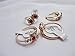 AIHIQI Fashion Wholesale Lots 100pcs Colorful Rhinestone Ring for Women Girl Gift