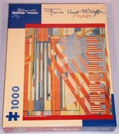 Frank Lloyd Wright Flags 1000pc Jigsaw Puzzle by Pomegranate