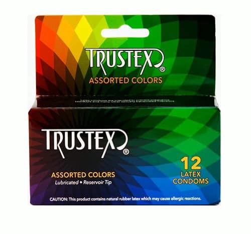 Trustex Assorted Colors Condom Bundle with a Classy Brass Pocket Case, Fun Variety of Colored Latex Condoms-12 Count in Kenya | Whizz Trustex Assorted Colors Condom Bundle with a Classy Brass Pocket Case, Fun Variety of Colored Latex Condoms-12 Count in Kenya | Whizz