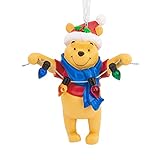 Hallmark Disney Santa Winnie The Pooh Holding Light
