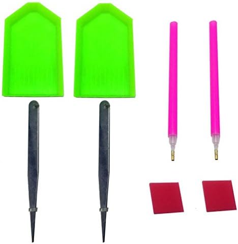 COOLOOdirect 5D Diamond Painting Embroidery Set 3D Diamond Cross Stitch Tools kits DIY