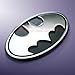 Batman 3D Chrome Metal Auto Emblem, Official Licensed