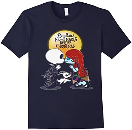 Men's Jack and Sally Love T Shirt Large Navy