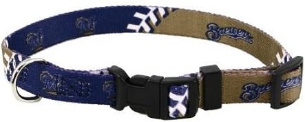 Milwaukee Brewers Dog Collar Large