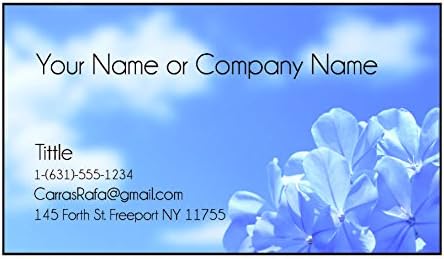 Design Your Own Business Cards from printing demand, Front Only (200)