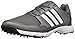 adidas Men's Tech Response Golf Shoe, Iron Metallic/White, 11.5 W US