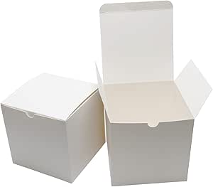 Amazon.com: PQZKLDP 15 Packs 6x6x6 inches Fold Box Easy Assemble Small ...