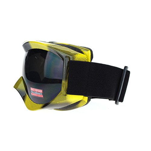 Ski Snowboard Goggles Anti Fog Shatter Proof Lens Winter Sports Wear Yellow