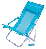 Rio Beach Portable Compact Fold Breeze Beach Sling Chair, Teal