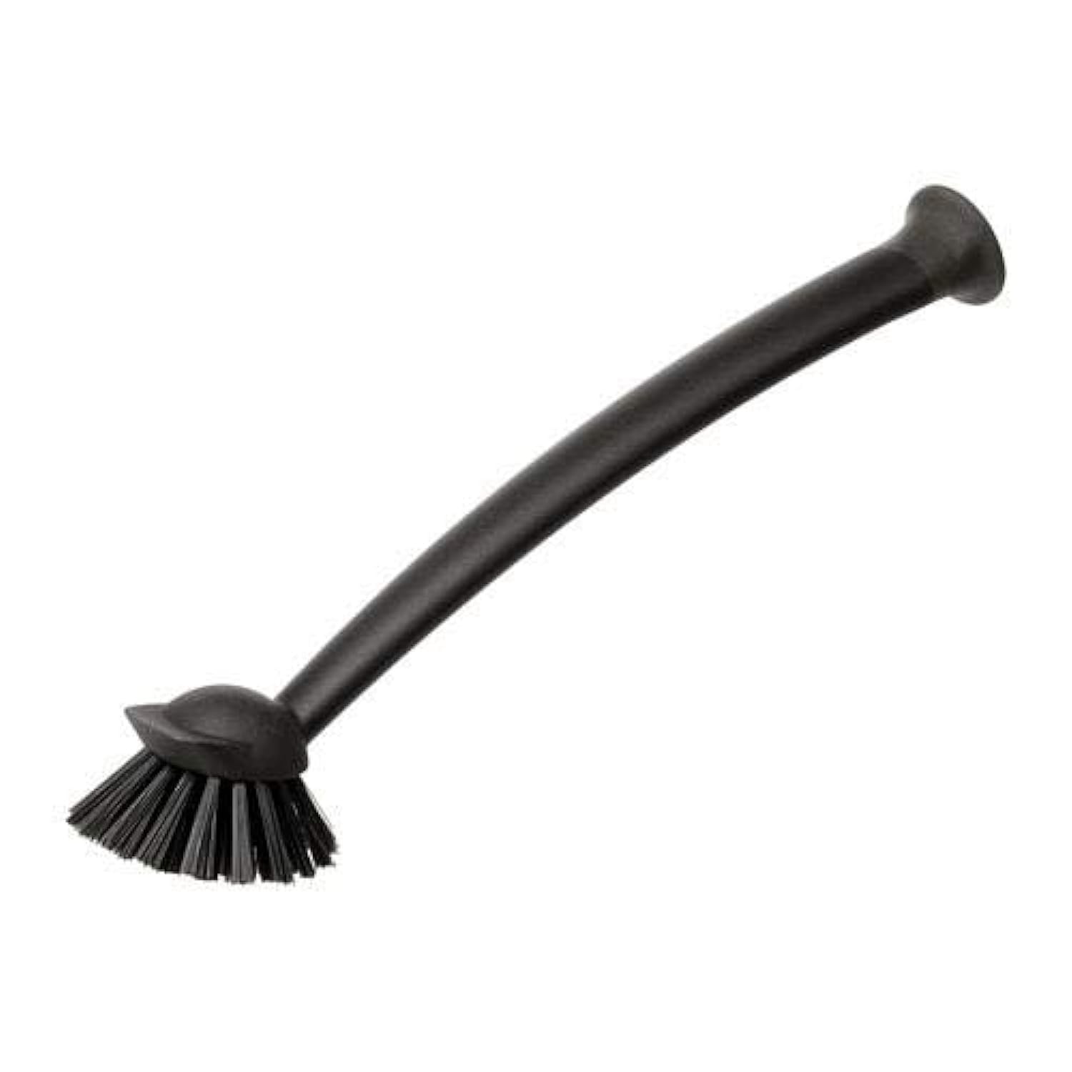 Ikea RINNIG Dish-Washing Brush with Scraper Edge & Suction Cup, Light Grey, 304.078.14
