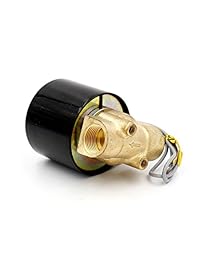 Baomain latón 3/8 inch eléctrico válvula solenoide Agua Válvula de aire combustibles N/C AC 110 V