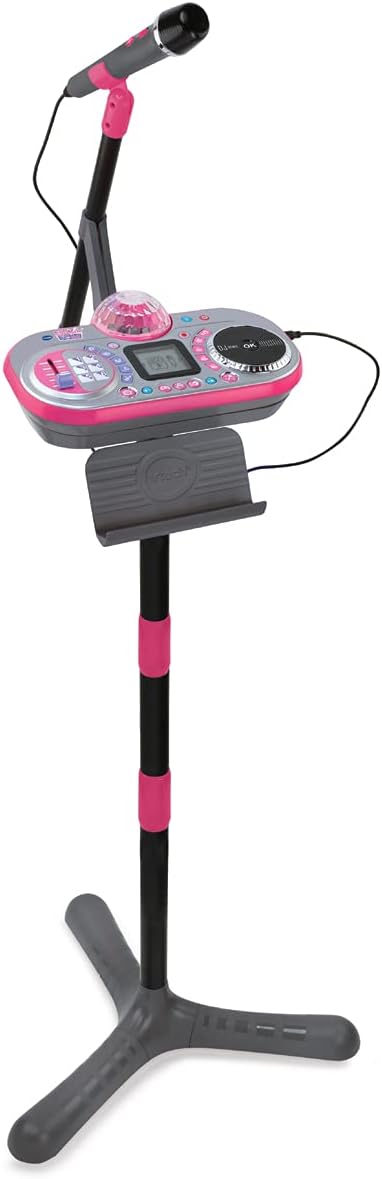 VTech Kidi Super Star DJ Microphone with Stand and Disco Light 6+