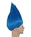 HPO Unisex 80s Colorful Pointy Troll Cosplay Spiked Crazy Costume Wig | Halloween and Themed Party Wigs for Men and Women | Adult Anime Funny Hair