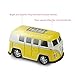 Jellydog Toy Pull Back Vehicles, 4 Pack Exquisite Metal Vehicles Set, Alloy Die-cast Mini Car Play Set, Pull Back Cars With Bus, Beetle,Pickup,Car ,Toy Car for Toddler