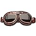 Peicees Vintage Helmet Goggles Motorcycle Goggles Bike Motorcross Pilot Goggle