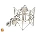 Weymic® Wms-1 Silver Universal Microphone Shock Mount for B-Spark Mic, Atr2500,Metal Construction with Stand Arm Adapter