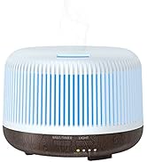 Pinci New Hollow-Carved Essential Oil Diffuser, Aromatherapy Diffuser,Ultrasonic Cool Mist Humidi...